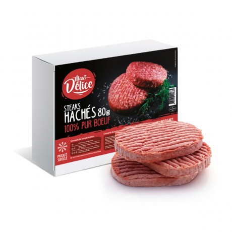 PACK FAMILIAL STEAKS MAXI DELICE 25x80G
